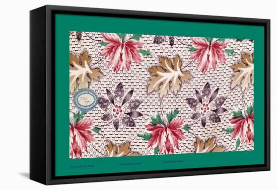 French Fabrics, 1800-50-null-Framed Stretched Canvas