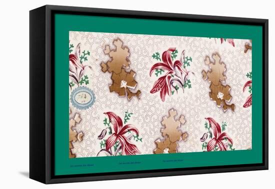 French Fabrics, 1800-50-null-Framed Stretched Canvas