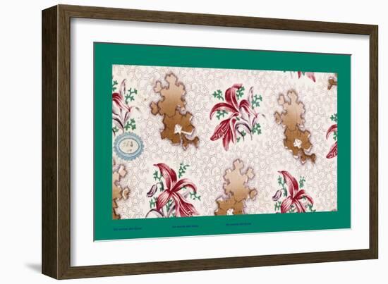 French Fabrics, 1800-50-null-Framed Giclee Print