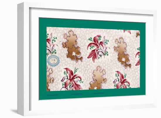 French Fabrics, 1800-50-null-Framed Giclee Print