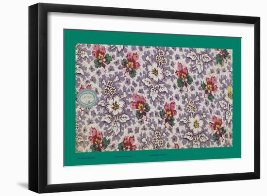 French Fabrics, 1800-50-null-Framed Giclee Print