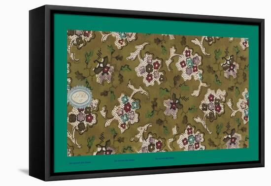 French Fabrics, 1800-50-null-Framed Stretched Canvas