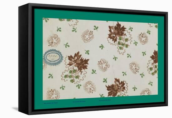 French Fabrics, 1800-50-null-Framed Stretched Canvas