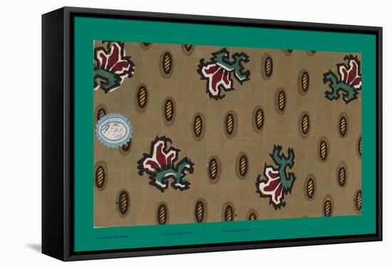 French Fabrics, 1800-50-null-Framed Stretched Canvas