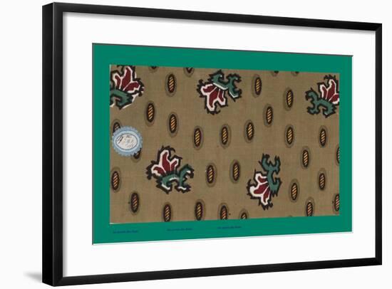 French Fabrics, 1800-50-null-Framed Giclee Print