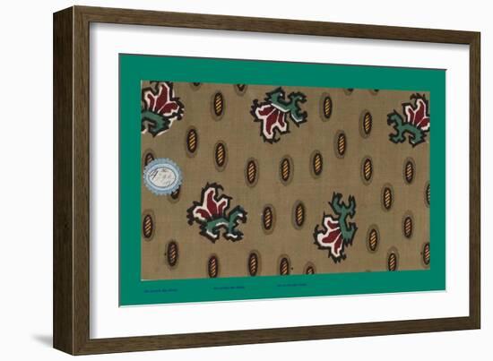 French Fabrics, 1800-50-null-Framed Giclee Print