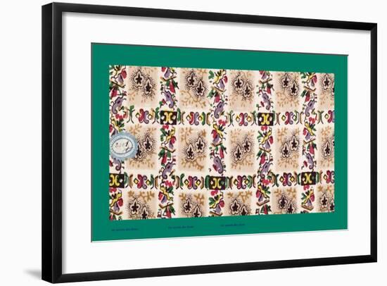 French Fabrics, 1800-50-null-Framed Giclee Print