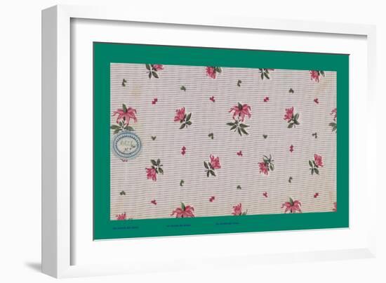 French Fabrics, 1800-50-null-Framed Giclee Print