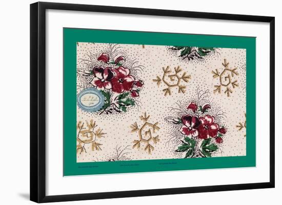 French Fabrics, 1800-50-null-Framed Giclee Print