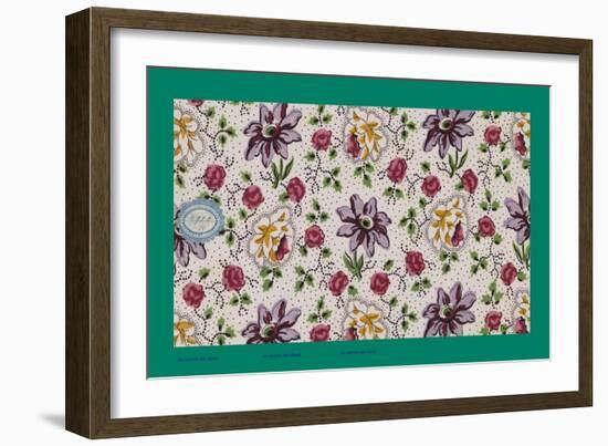 French Fabrics, 1800-50-null-Framed Giclee Print