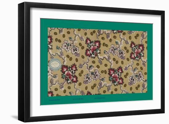 French Fabrics, 1800-50-null-Framed Giclee Print