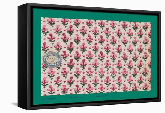 French Fabrics, 1800-50-null-Framed Stretched Canvas