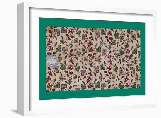 French Fabrics, 1800-50-null-Framed Giclee Print