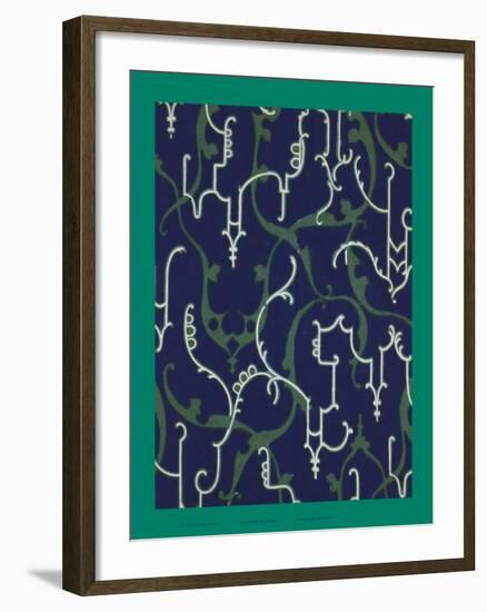 French Fabrics, 1800-50-null-Framed Giclee Print