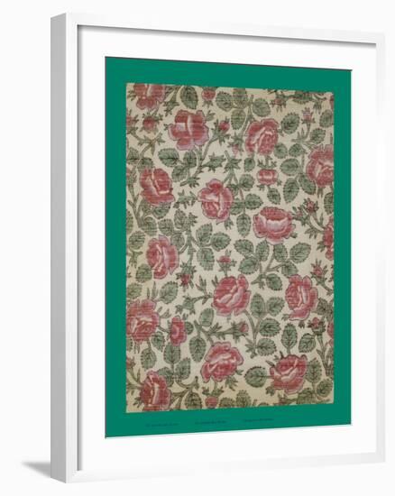 French Fabrics, 1800-50-null-Framed Giclee Print