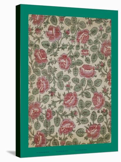 French Fabrics, 1800-50-null-Stretched Canvas