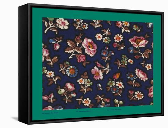 French Fabrics, 1800-50-null-Framed Stretched Canvas