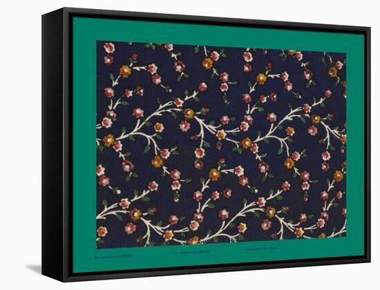 French Fabrics, 1800-50-null-Framed Stretched Canvas