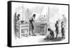 French Factory Children-null-Framed Stretched Canvas