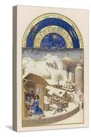 French Farm in Winter-Pol De Limbourg-Stretched Canvas