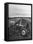 French Farmer Georges Raoul Fremond Trying Out His New Massey-Harris Tractor Obtained Through Eca-null-Framed Stretched Canvas