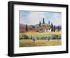 French farmland,  pastel-Margo Starkey-Framed Giclee Print