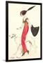 French Fashion, Borzoi-null-Framed Art Print