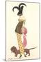 French Fashion, Dachshund-null-Mounted Art Print