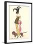 French Fashion, Dachshund-null-Framed Art Print