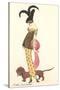 French Fashion, Dachshund-null-Stretched Canvas