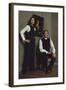 French Fashion Designer Bernard Lanvin and His Wife, Meryl, Louvre, Paris, France, 1968-Bill Ray-Framed Photographic Print