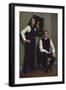 French Fashion Designer Bernard Lanvin and His Wife, Meryl, Louvre, Paris, France, 1968-Bill Ray-Framed Photographic Print