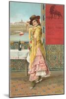 French Fashion, Flamenco Dancer-null-Mounted Art Print