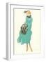 French Fashion Illustration-null-Framed Art Print