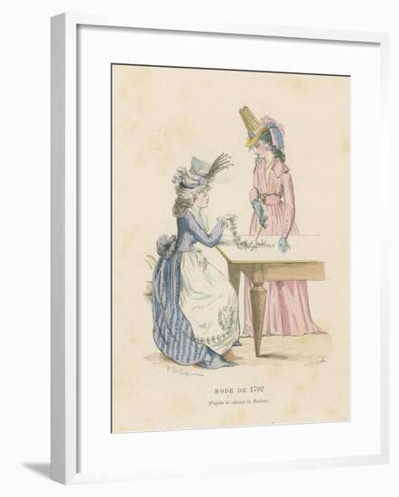 French Fashion of 1792-null-Framed Giclee Print