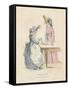 French Fashion of 1792-null-Framed Stretched Canvas