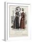 French Fashion Plate, Late 19th Century-null-Framed Giclee Print