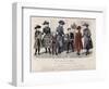 French Fashion Plate, Late 19th Century-null-Framed Giclee Print