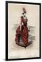 French Fashion Plate, Late 19th Century-null-Framed Giclee Print