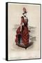 French Fashion Plate, Late 19th Century-null-Framed Stretched Canvas