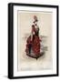 French Fashion Plate, Late 19th Century-null-Framed Giclee Print