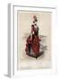 French Fashion Plate, Late 19th Century-null-Framed Giclee Print