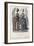 French Fashion Plate, Late 19th Century-null-Framed Giclee Print