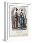 French Fashion Plate, Late 19th Century-null-Framed Giclee Print