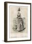 French Fashion Plate, Late 19th Century-null-Framed Giclee Print