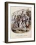 French Fashion Plate, Late 19th Century-null-Framed Giclee Print