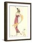 French Fashion, Puppy-null-Framed Art Print