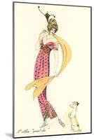 French Fashion, Puppy-null-Mounted Art Print
