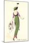 French Fashion-null-Mounted Art Print