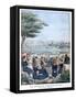 French Fleet at Mytilene (Lesbo), 1901-null-Framed Stretched Canvas